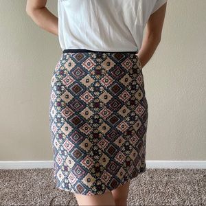 LOFT Tapestry Skirt